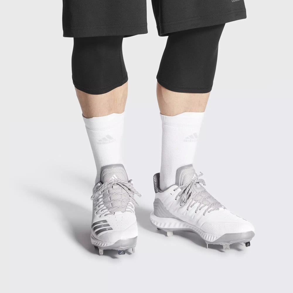 Adidas Icon Bounce Spikes De Beisbol Blancos Para Hombre (MX-82767)